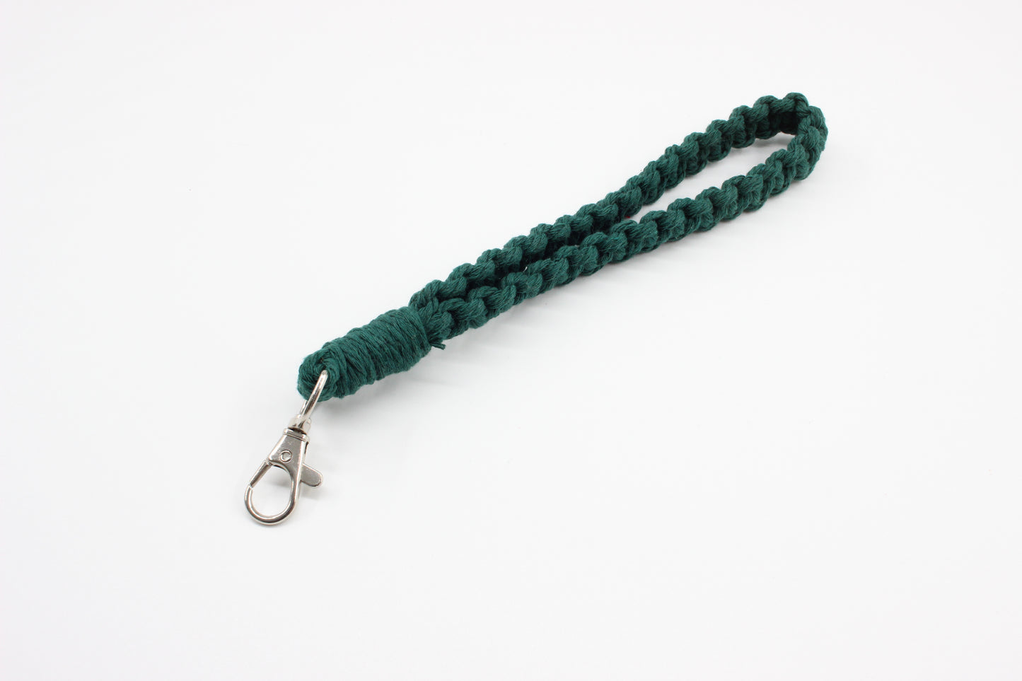 Green Macrame Wristlet