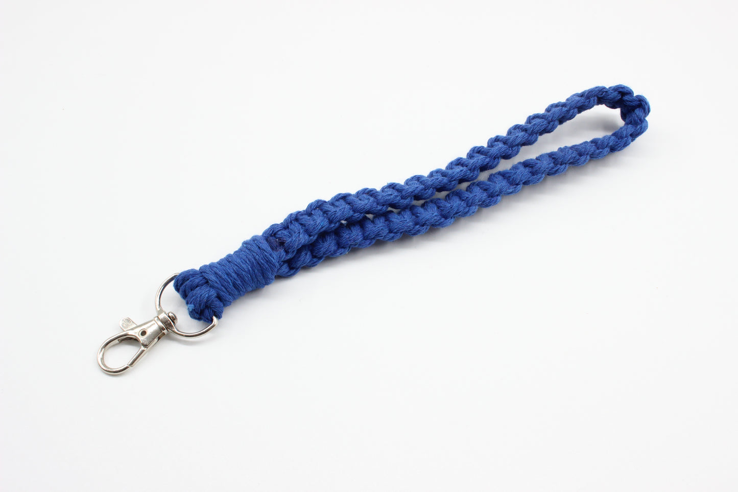 Royal Blue Macrame Wristlet