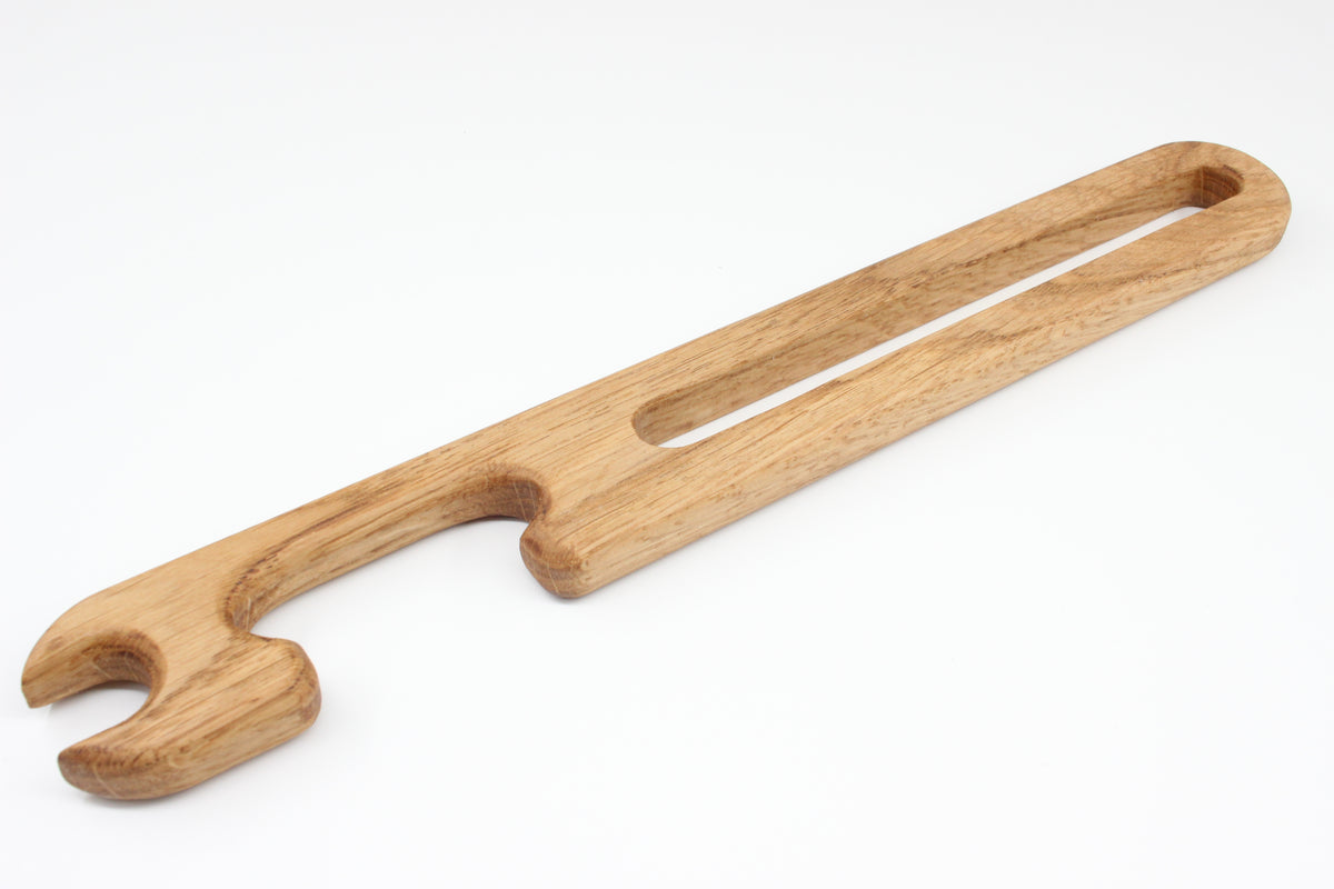Handcrafted solid oak oven push stick